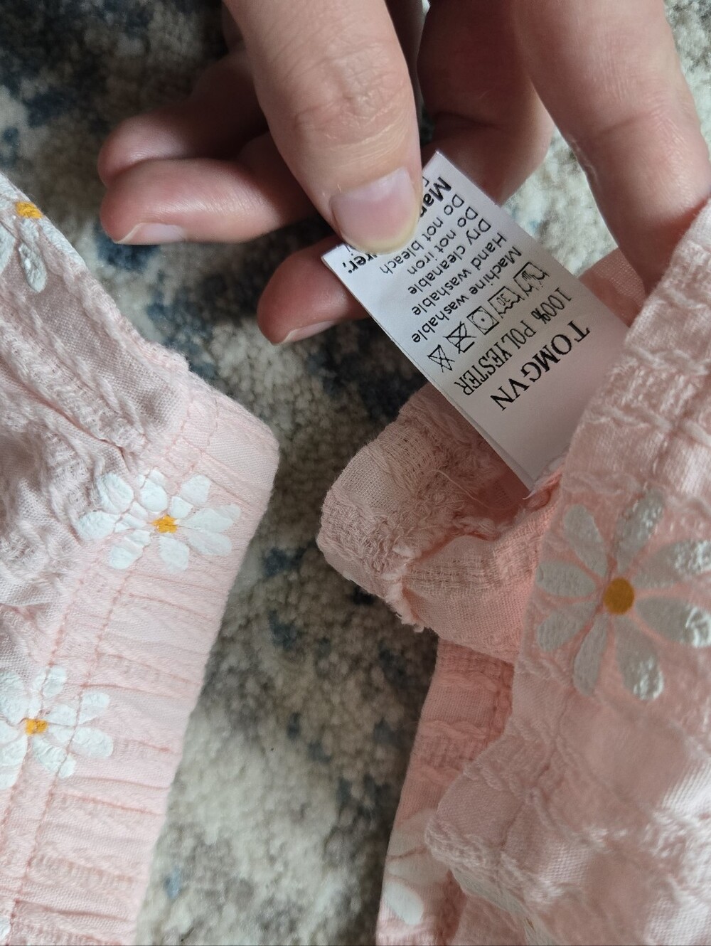 Pink Daisy Ruffle Two-Piece Baby Set - Picture 2 of 3